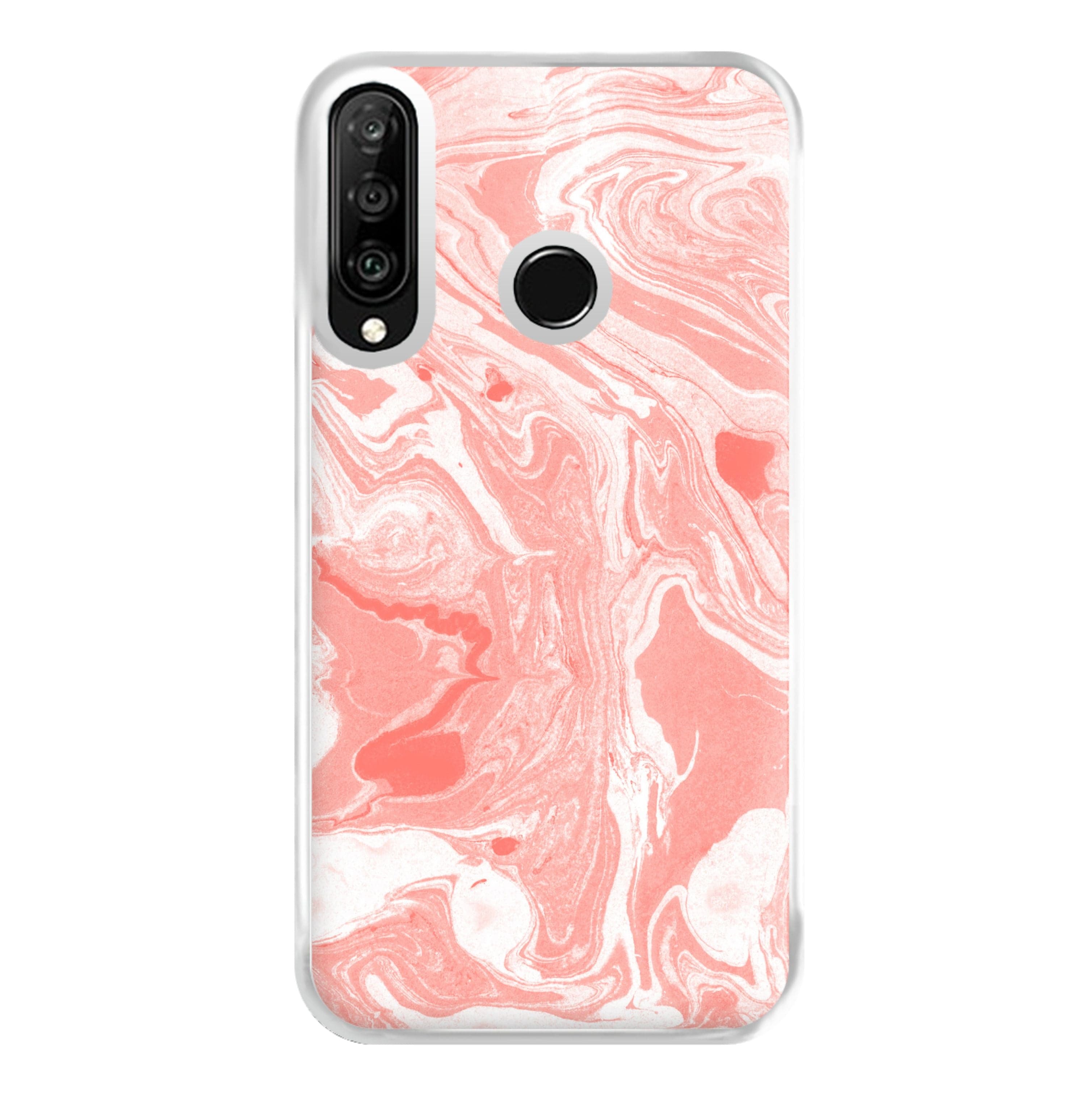 Pink Swirly Marble Phone Case