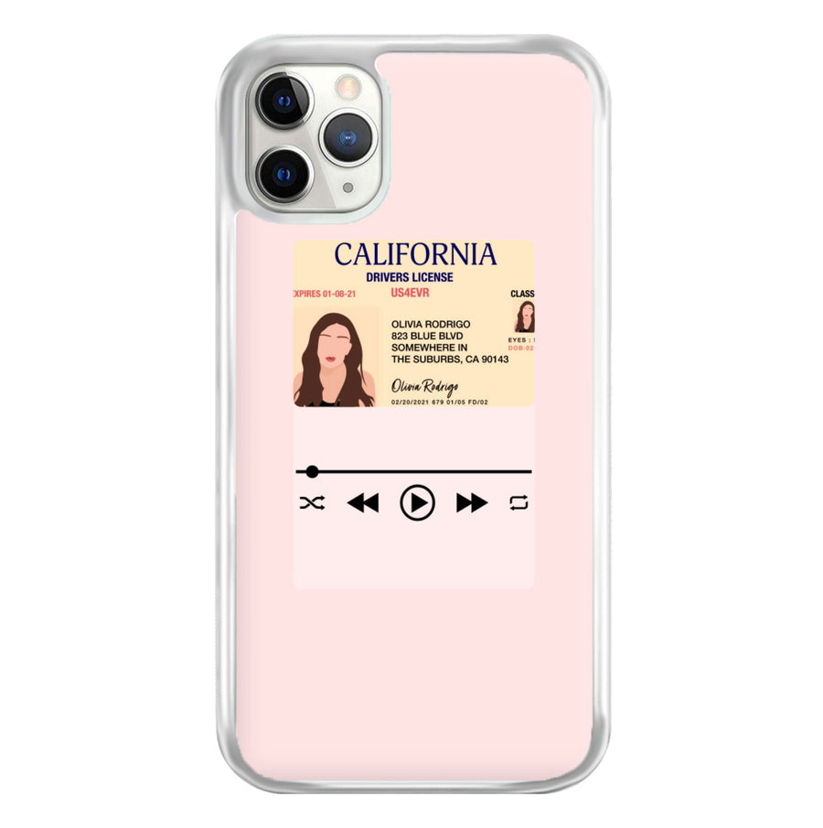 Drivers License - Olivia TikTok Phone Case