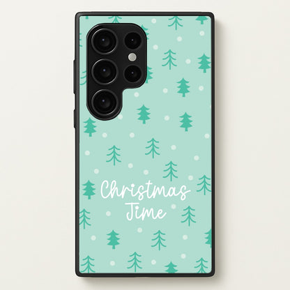 Cute Xmas Trees Pattern Galaxy S24 Ultra Case