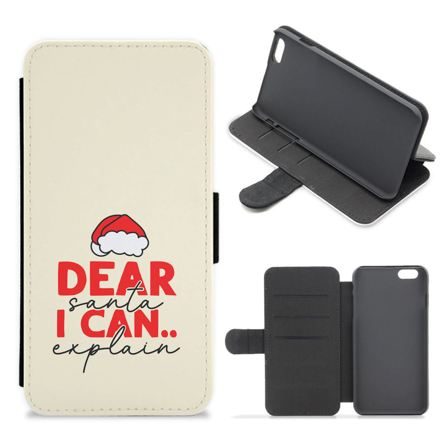 I Can Explain Santa Flip / Wallet Phone Case