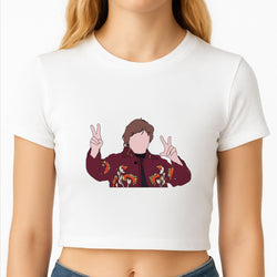 Peace Out Crop Top