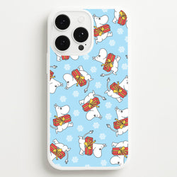 Present And Snowflakes Moom Pattern iPhone 13 Pro Max Case