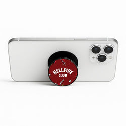 Hellfire Club Icons Collage Red Phone Stand
