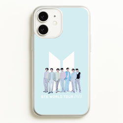 K-Pop Band Tour Pastel Blue iPhone 11 Case