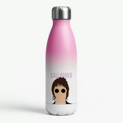 Rock Band Member Purple Pink Water Bottle