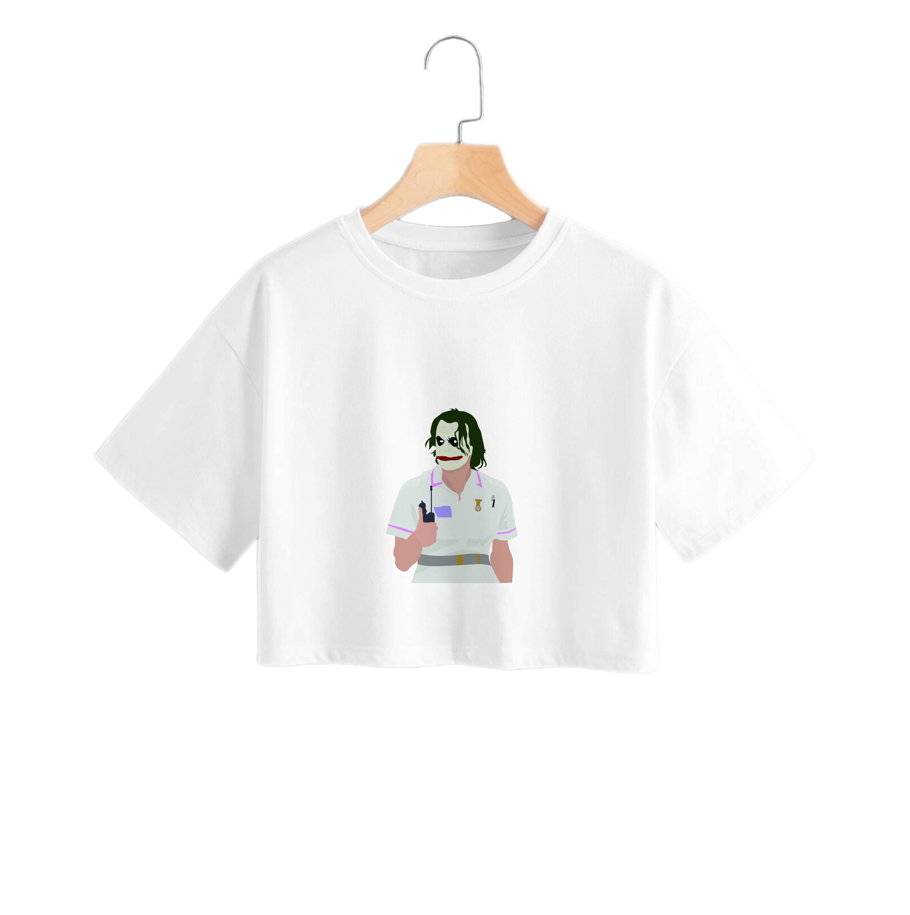 Nurse Joker Crop Top