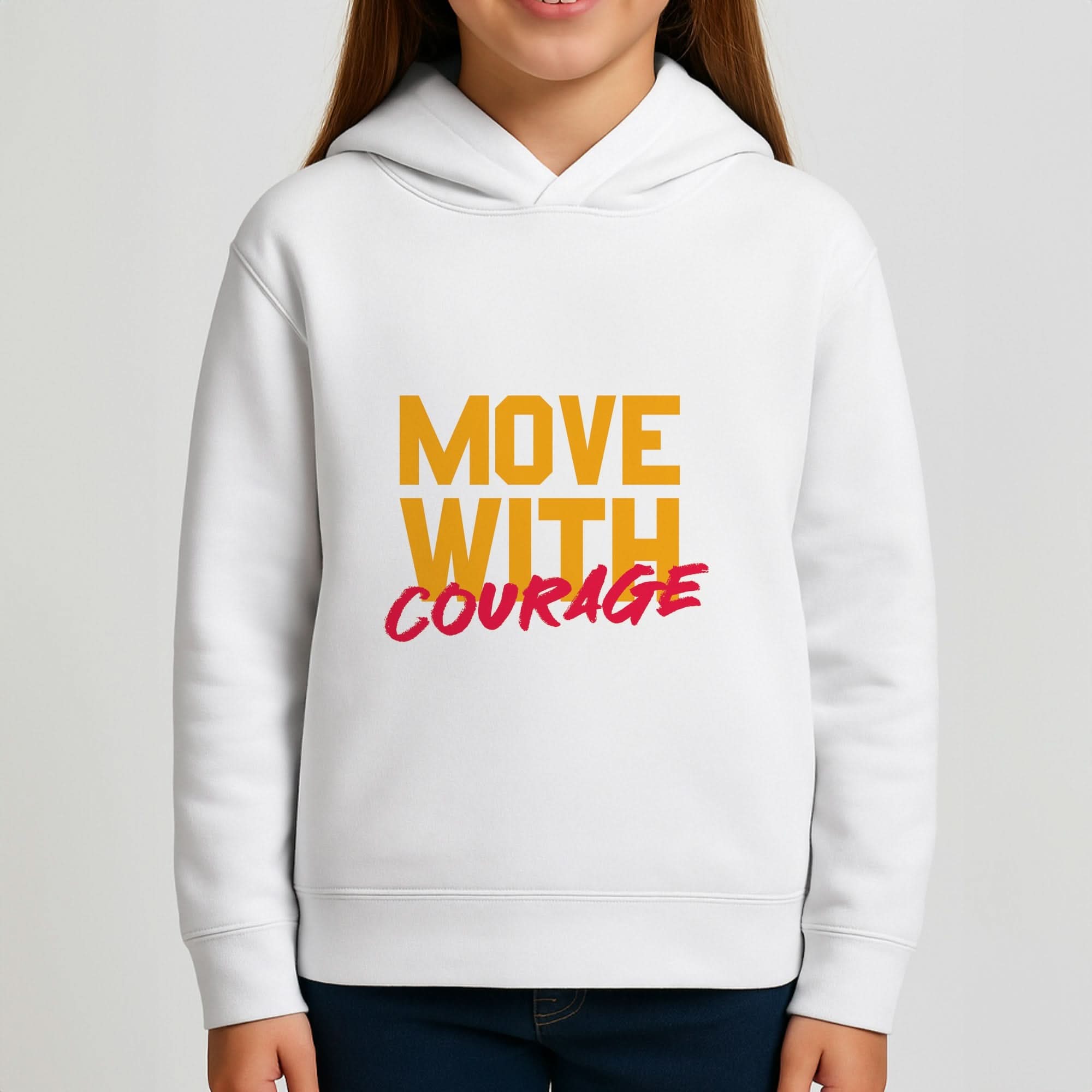 Move With Courage Girls Hoodie
