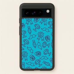 Dad Doodles Pattern Google Pixel 8 Pro Case