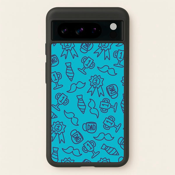 Dad Doodles Pattern Google Pixel 8 Pro Case