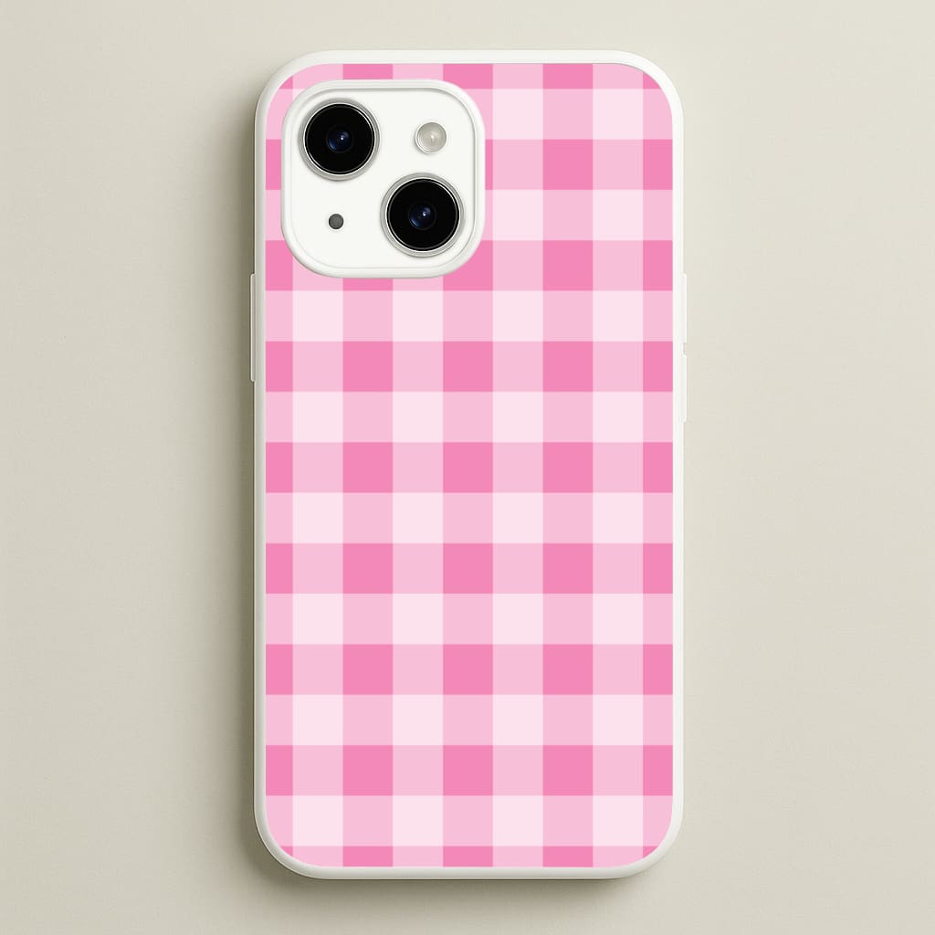 Strawberry Gingham  iPhone 14 Case
