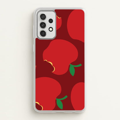 Teacher Apples Pattern Galaxy A52 / A52s Case