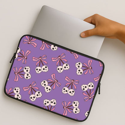 Cherry Skulls Pattern MacBook Cover