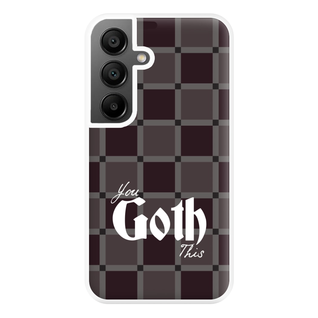 You Goth This Tartan Galaxy A55 Case