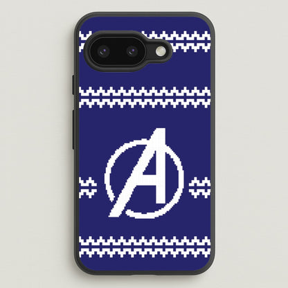 Superhero Team Blue Christmas Jumper  Google Pixel 9a Case