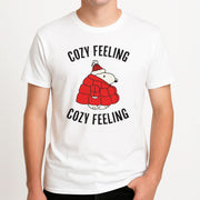Cozy Feeling Cartoon Beagle Puffer Jacket T-Shirt 4