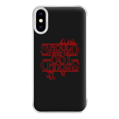 Should I Stay Or Should I Go Upside Down Phone Case