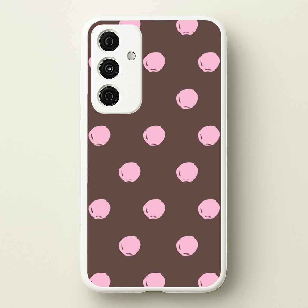 Chocolate & Strawberry Buttons Galaxy A35 Case