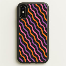 Wavy Abstract Halloween Pattern iPhone X / XS Case