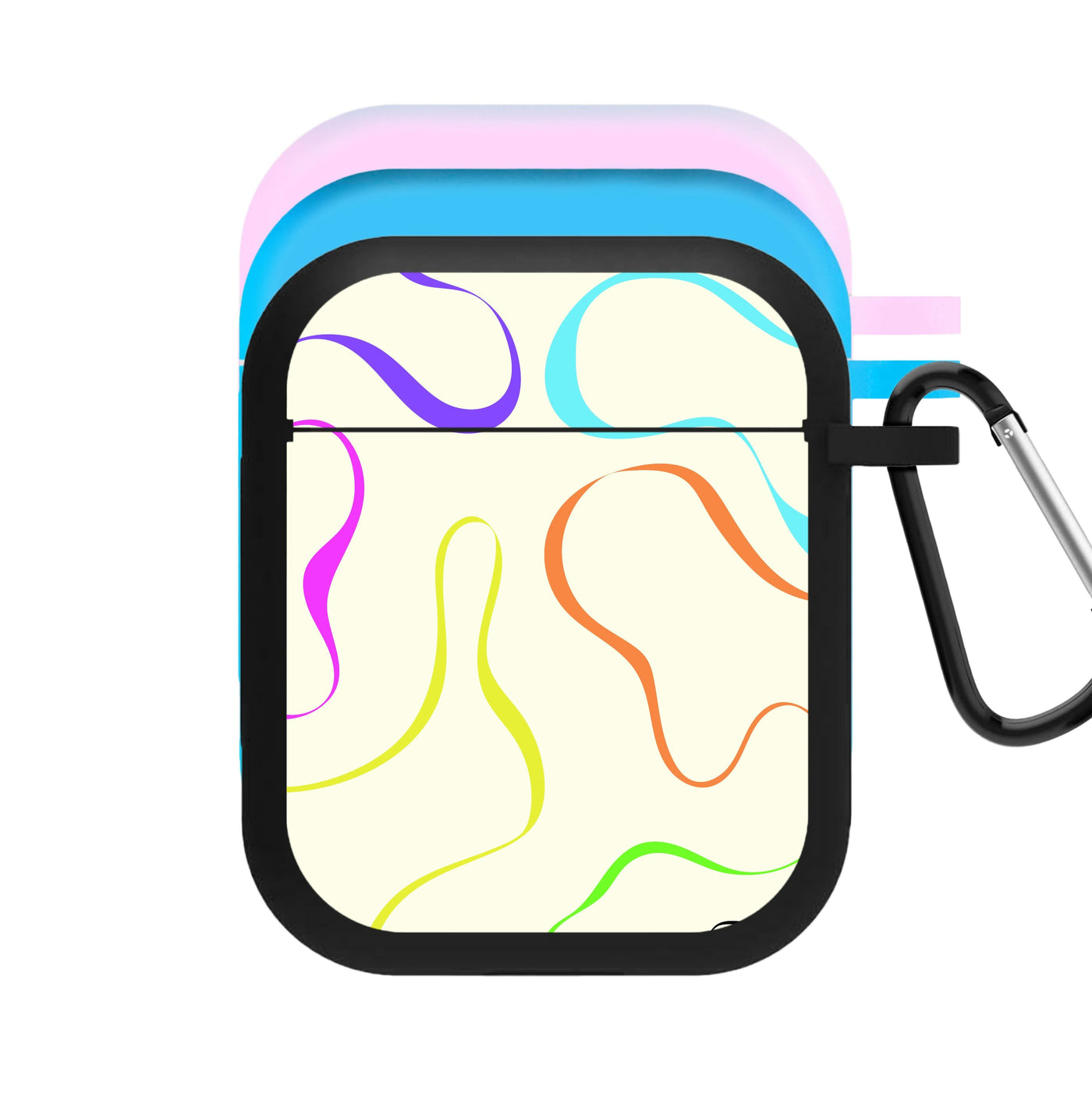 Rainbow Ribbons AirPods Case