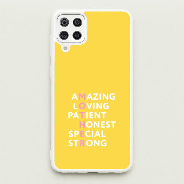 Mother Anagram Galaxy A12 Case
