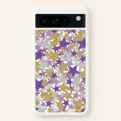 Mauve Stars Collage  Google Pixel 8 Pro Case