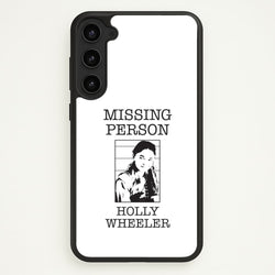 Missing Person Holly Galaxy S23 Case