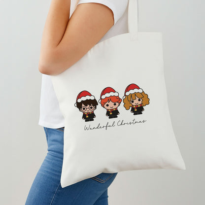 Wizards With Christmas Hats Shoulder Bag