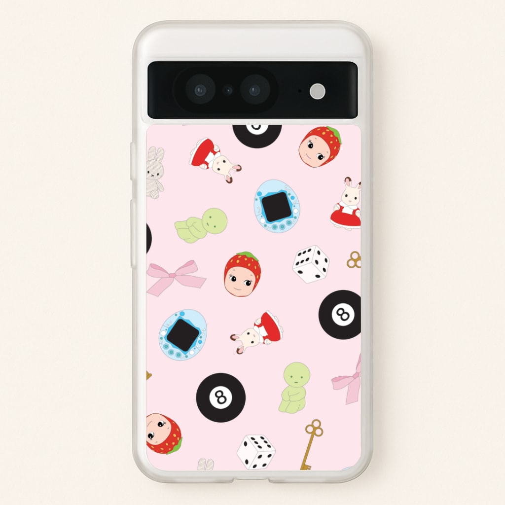 Trinkets Pattern Google Pixel 8 Case