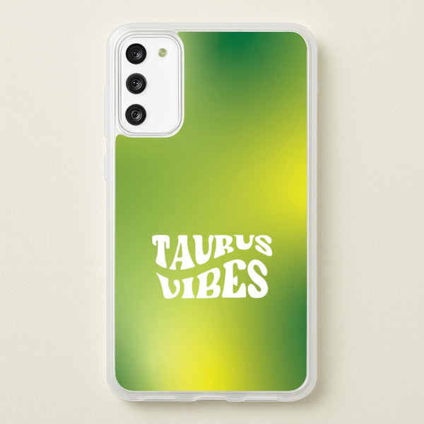 Taurus Vibes Gradient Zodiac Galaxy S20 Case