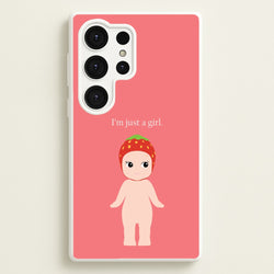 I'm Just A Girl Galaxy S25 Ultra Case