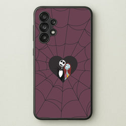 J And S Cobweb Heart Galaxy A13 Case