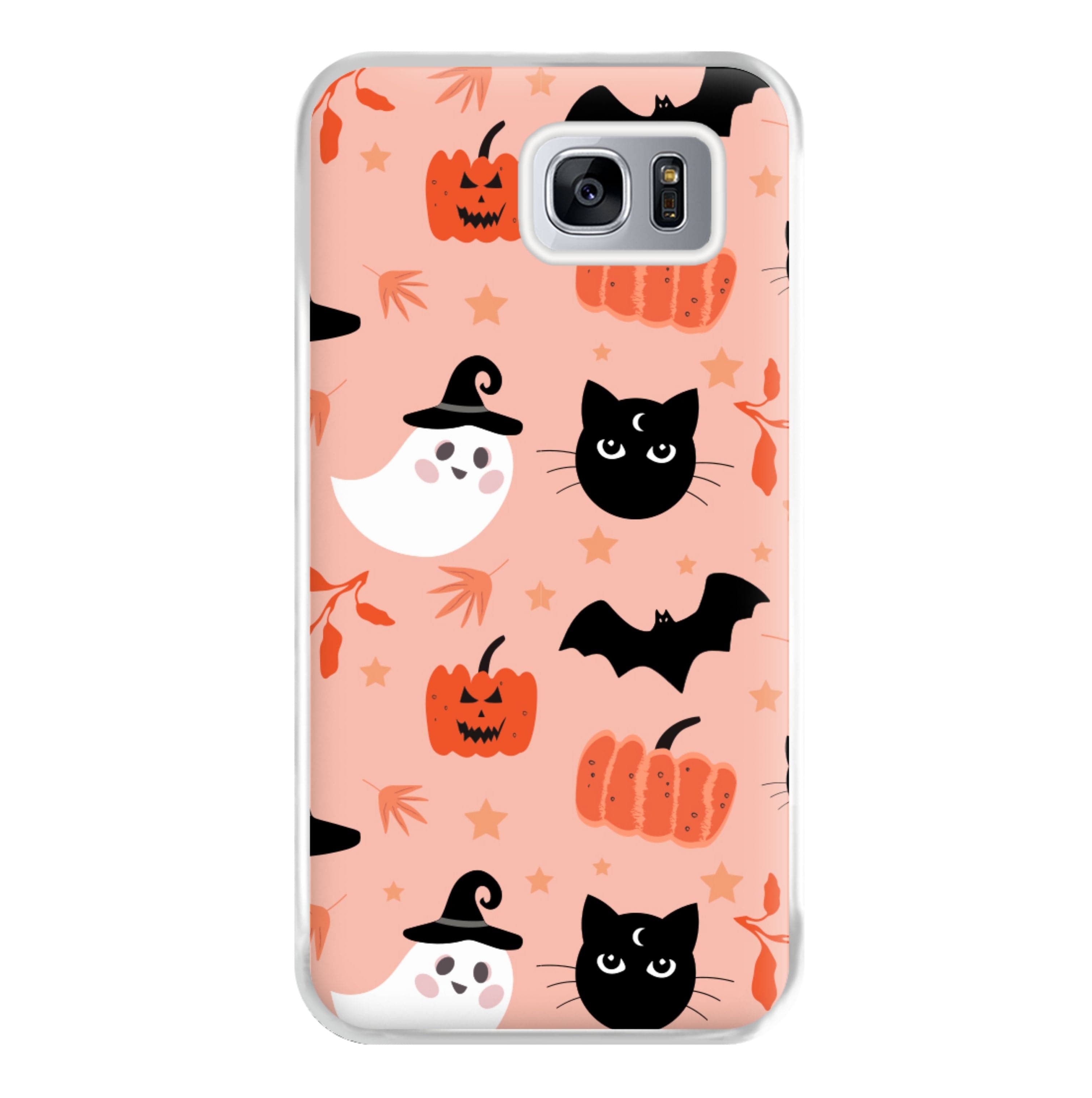 Pretty Pink Halloween Pattern Phone Case