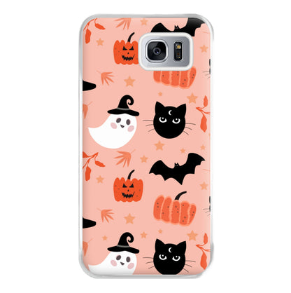 Pretty Pink Halloween Pattern Phone Case