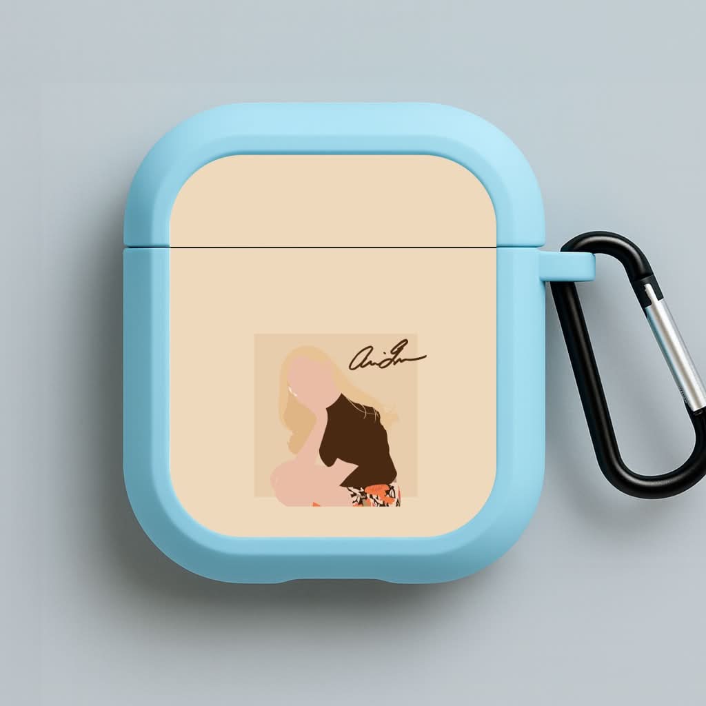 Vintage Pose Blue AirPods Case