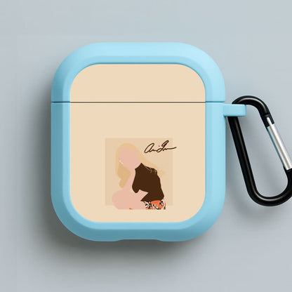 Vintage Pose Blue AirPods Case