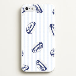 Dad Rugby Ball Pattern iPhone 5 / 5s / SE 2016 Case