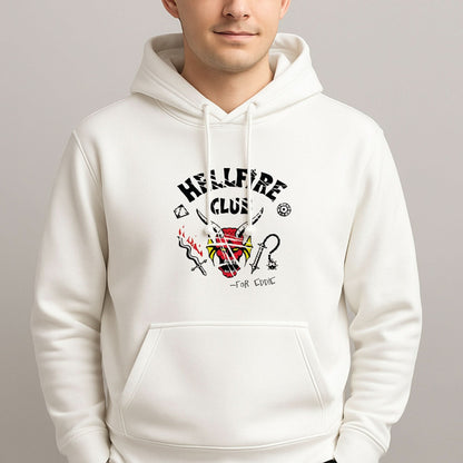 Torn Hellfire Club Mens Hoodie