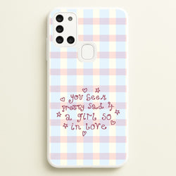 Dreamy Plaid Galaxy A21s Case
