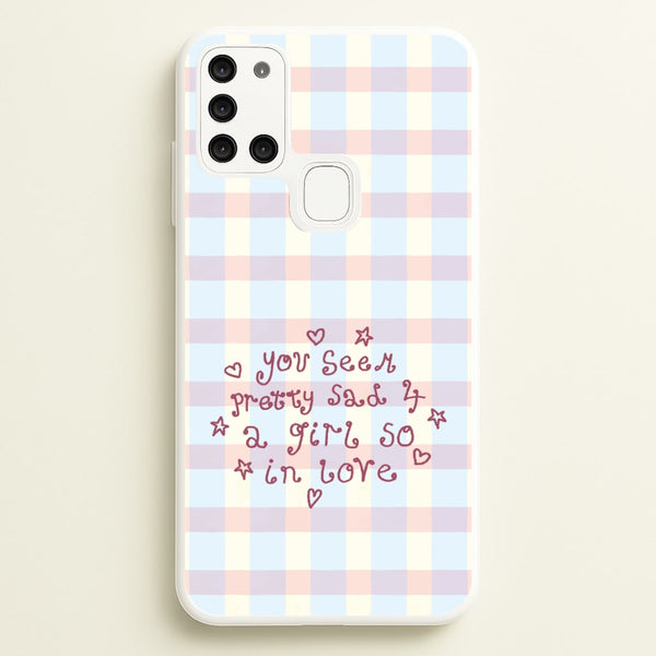 Dreamy Plaid Galaxy A21s Case