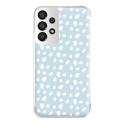 Pastel Blue Dots Phone Case