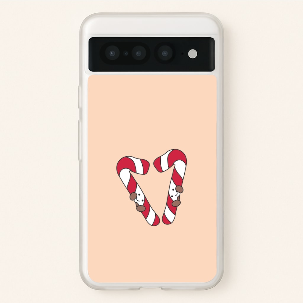 Christmas Candycane Plushies Google Pixel 7 Pro Case