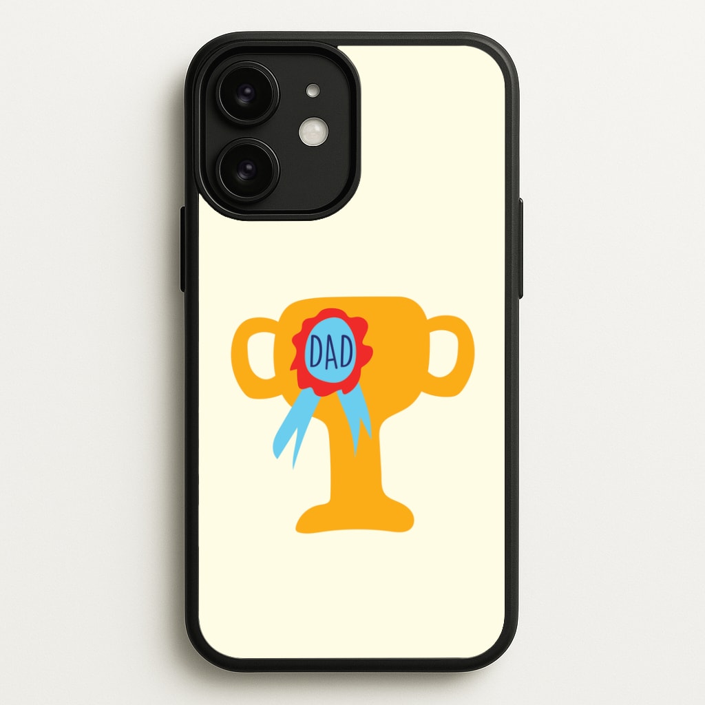 Cartoon Dad Trophy iPhone 11 Case