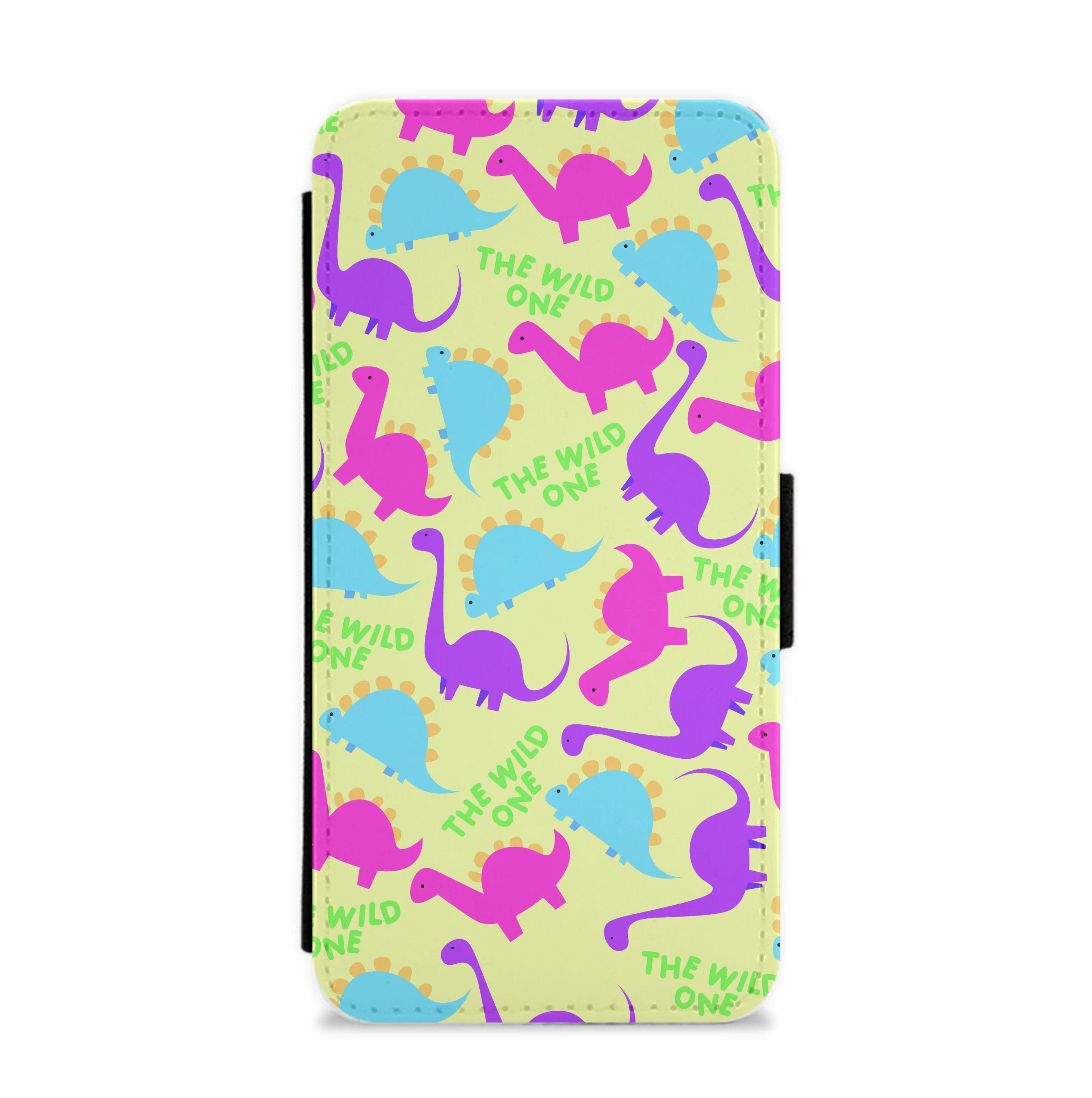 The Wild One - Dinosaurs Flip / Wallet Phone Case