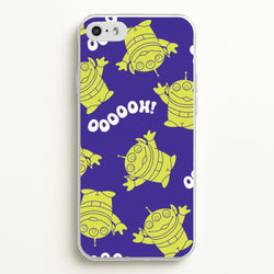 Toy Aliens Silhouette Pattern iPhone 5 / 5s / SE 2016 Case