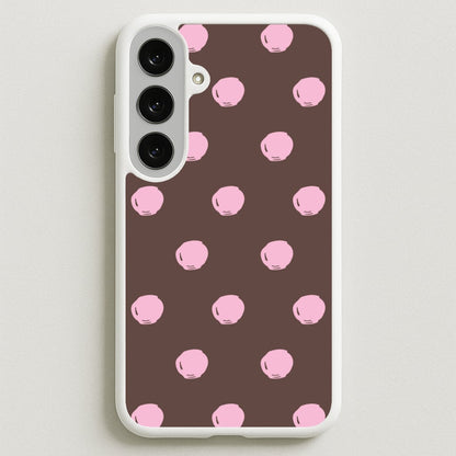 Chocolate & Strawberry Buttons Galaxy S25FE Case