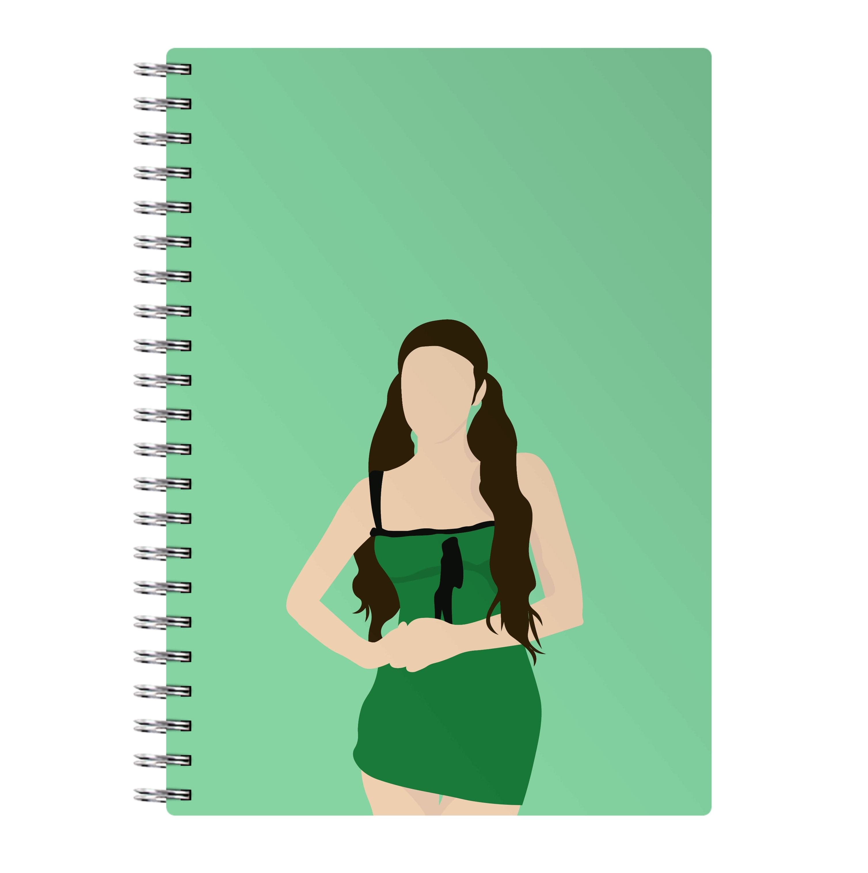 Green Dress - Olivia Notebook