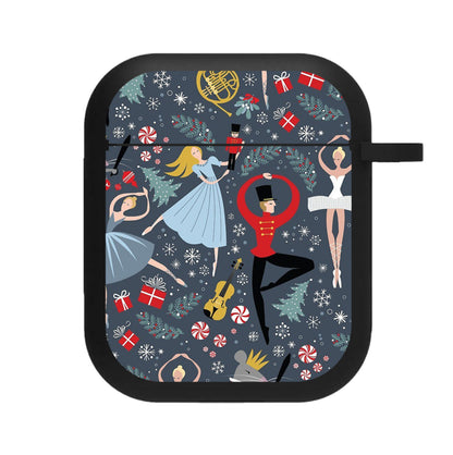 Nutcracker Ballet Pattern - Christmas AirPods Case