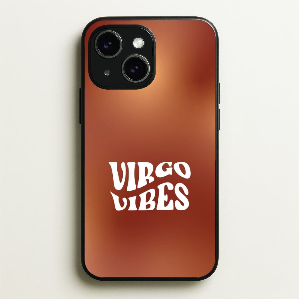 Virgo Vibes Gradient Zodiac iPhone 14 Case