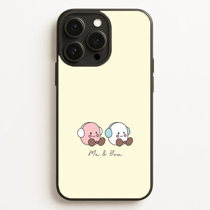 Cute Christmas Marshmellow Plushies iPhone 16 Pro Max Case