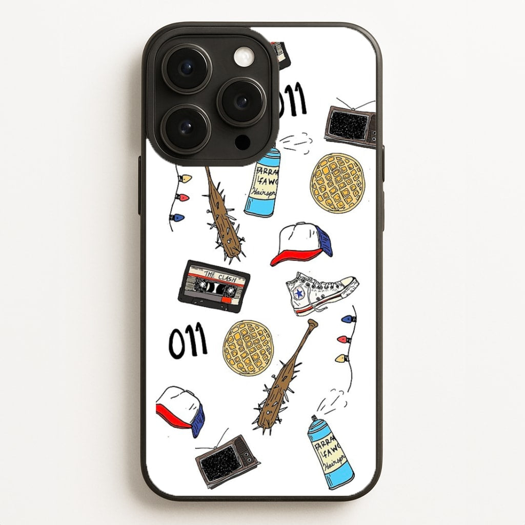Stranger Drawings Phone Case for iPhone, Samsung Galaxy and Google Pixel
